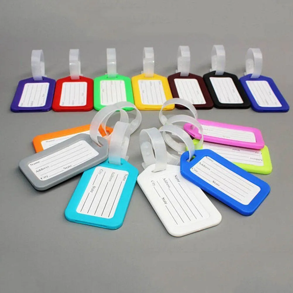 10 travel luggage tags trolley baggage card shipping card