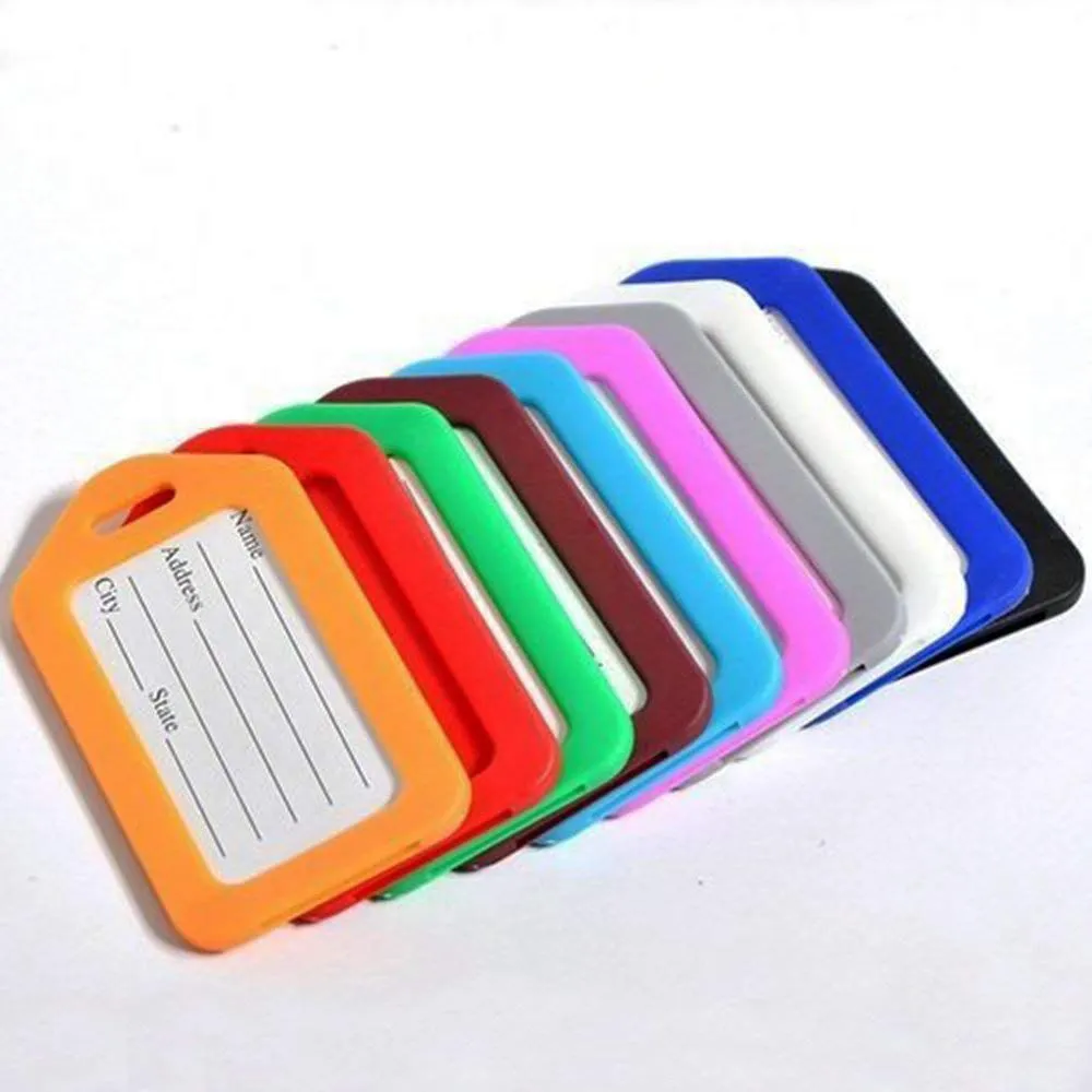 10 travel luggage tags trolley baggage card shipping card