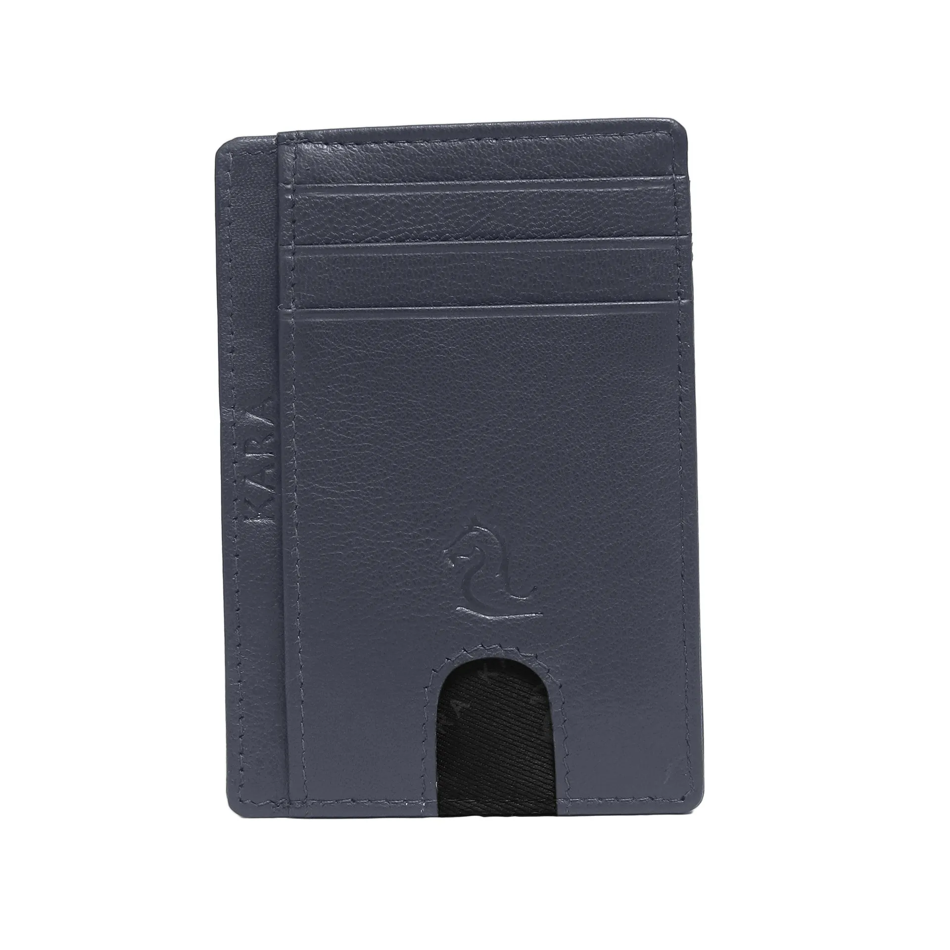 13098 Brown Leather Card Holder for Men and Women