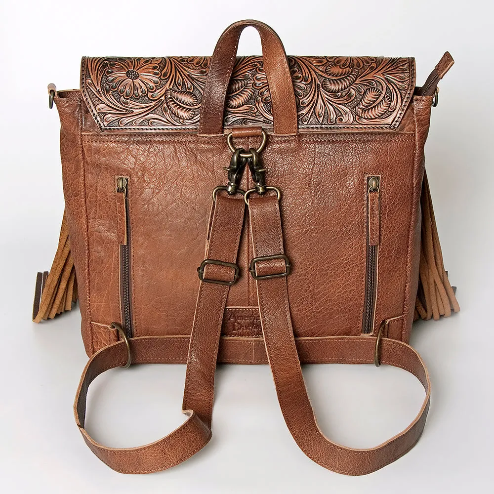 ADBG852A American Darling Hand Tooled Saddle Blanket Hair On Genuine Leather Women Bag Western Handbag Purse