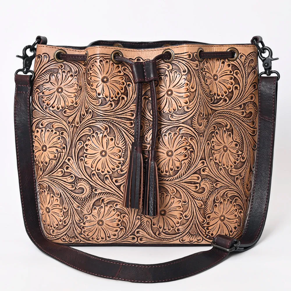 ADBGZ740 American Darling Hand Tooled Genuine Leather Women Bag Western Handbag Purse