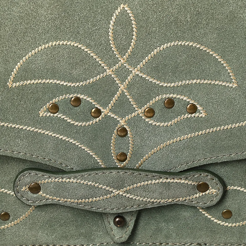ADBGZX104A Genuine Western Suede Leather women bag