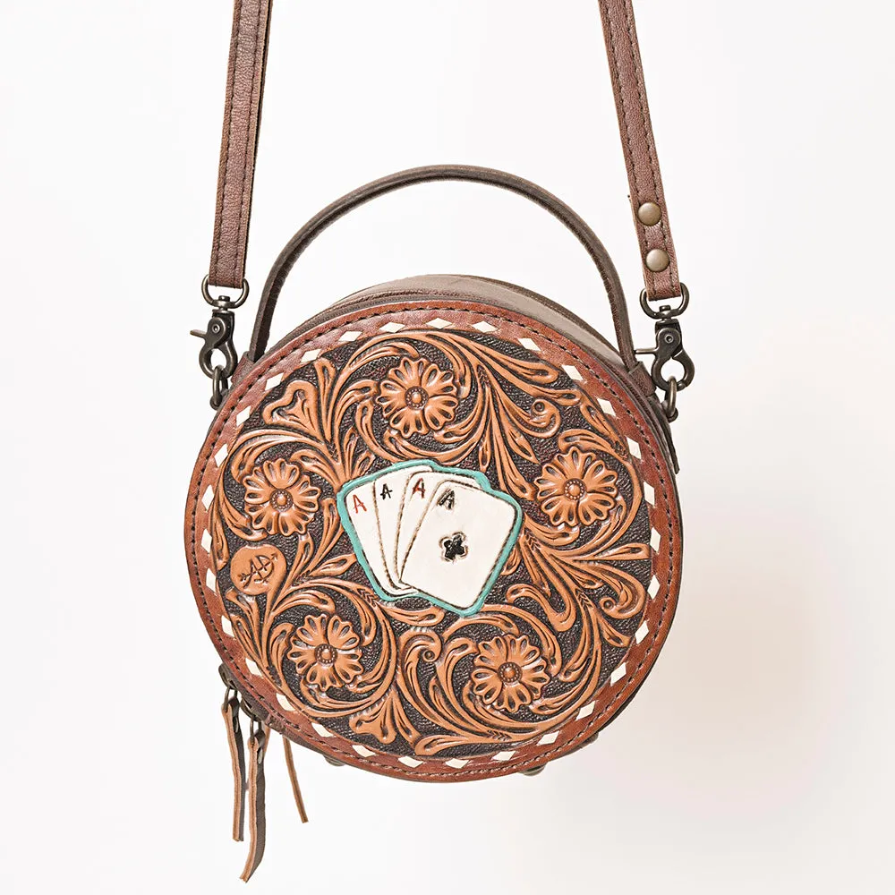 American Darling ADBG1270 Hand Tooled Genuine Leather Women Bag Western Handbag Purse