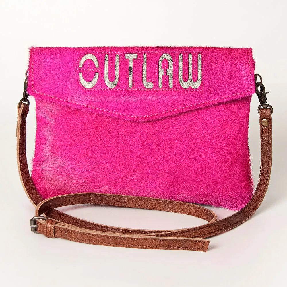 American Darling ADBGS178M Envelope Hair On Genuine Leather women bag western handbag purse