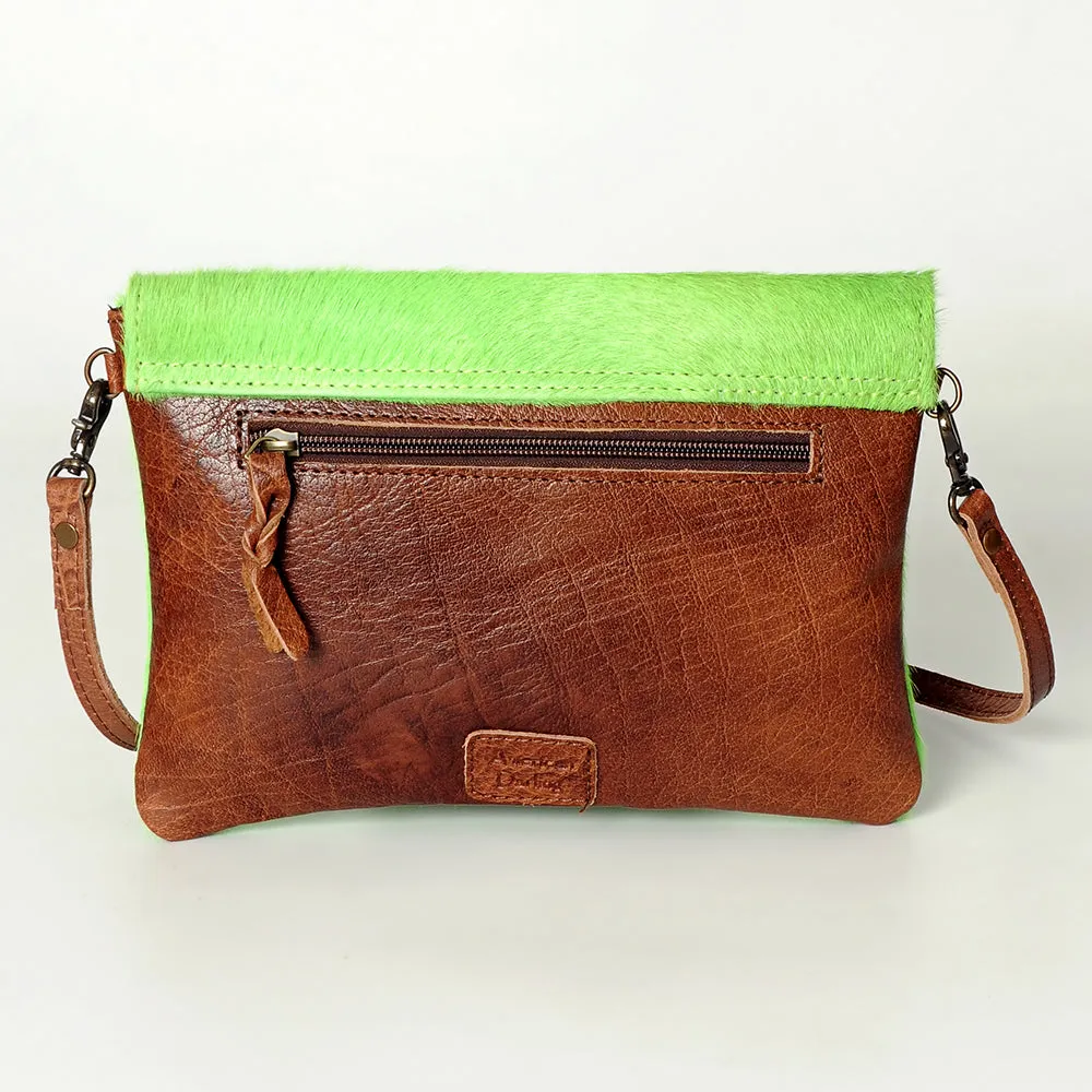 American Darling ADBGS178N Envelope Hair On Genuine Leather women bag western handbag purse