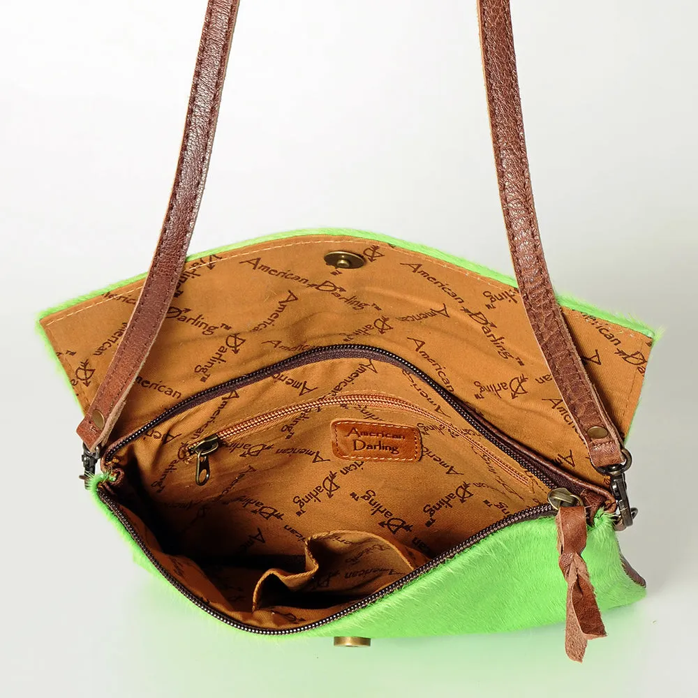 American Darling ADBGS178N Envelope Hair On Genuine Leather women bag western handbag purse