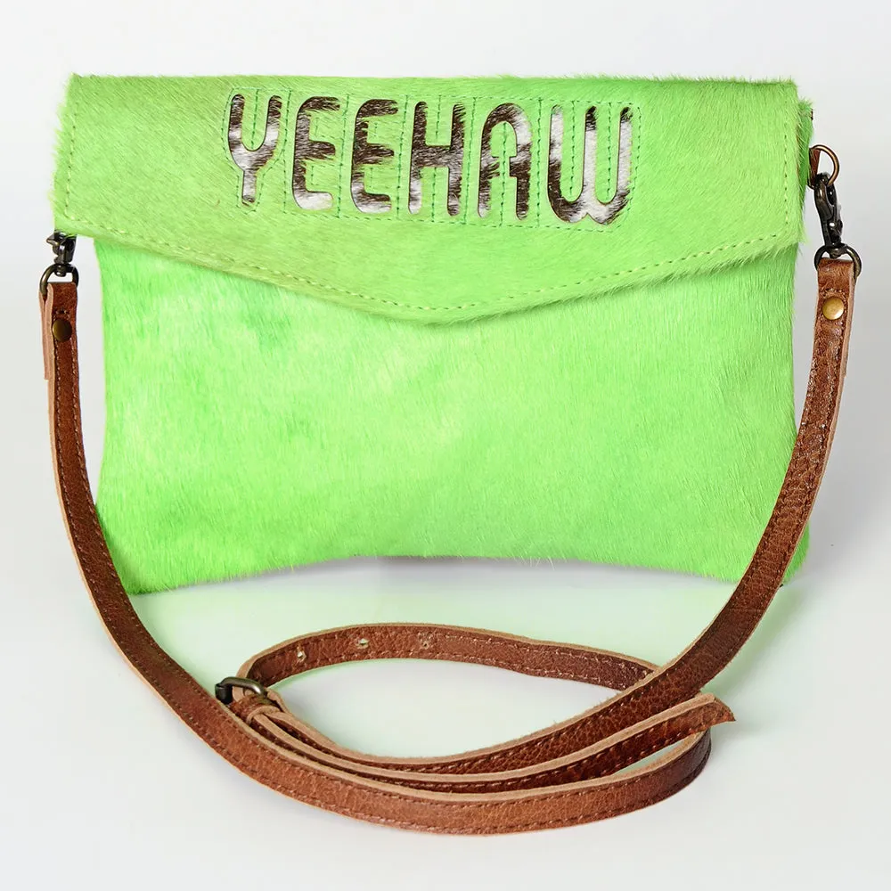 American Darling ADBGS178N Envelope Hair On Genuine Leather women bag western handbag purse