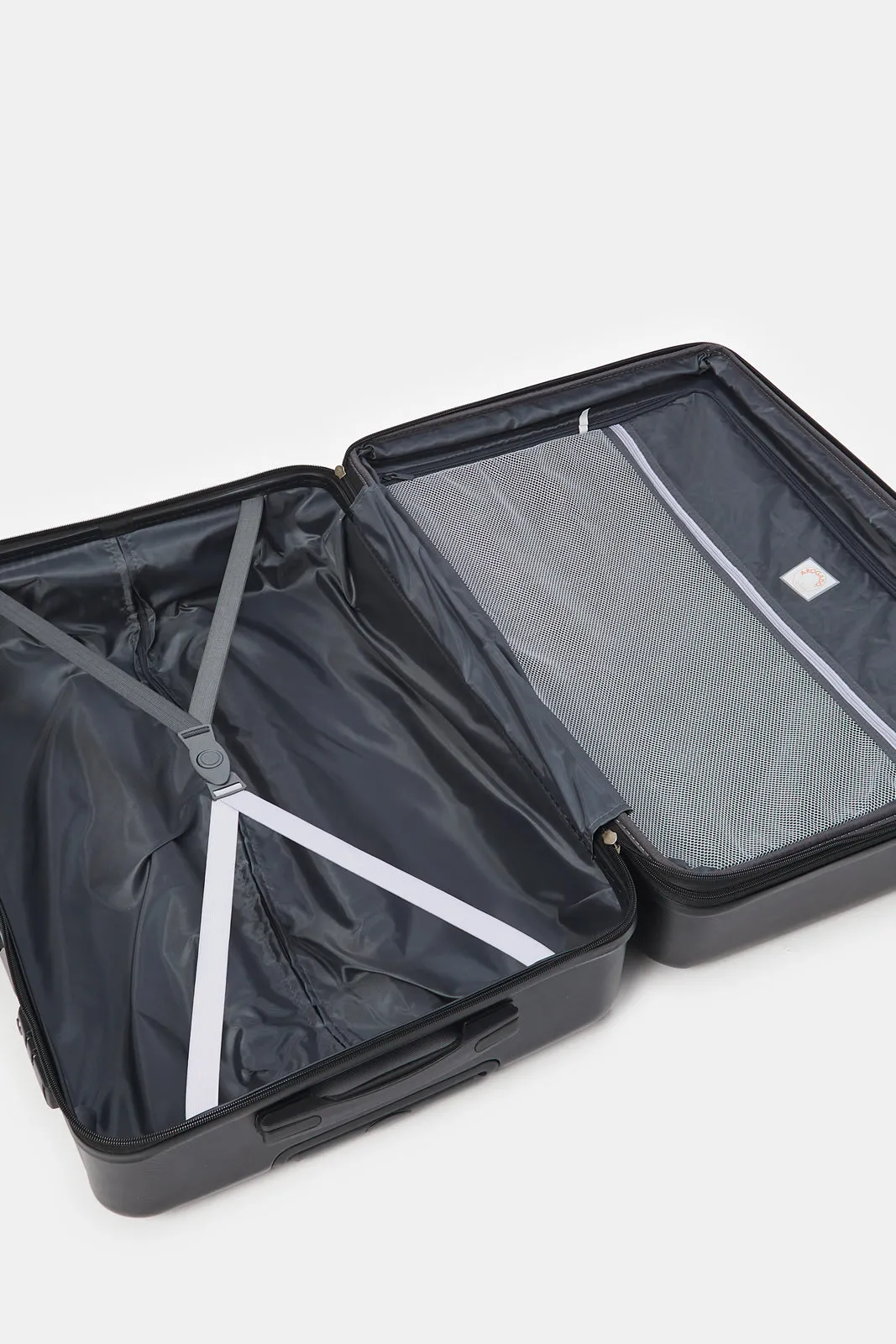 Black Expandable Trolley Luggage (24 Inch)