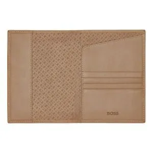 BOSS Classic Grained Passport Holder HLP416 (Camel)
