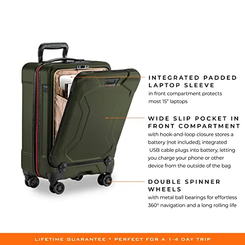 Briggs & Riley Torq Hardside Carry On Luggage with Spinner Wheels 22"