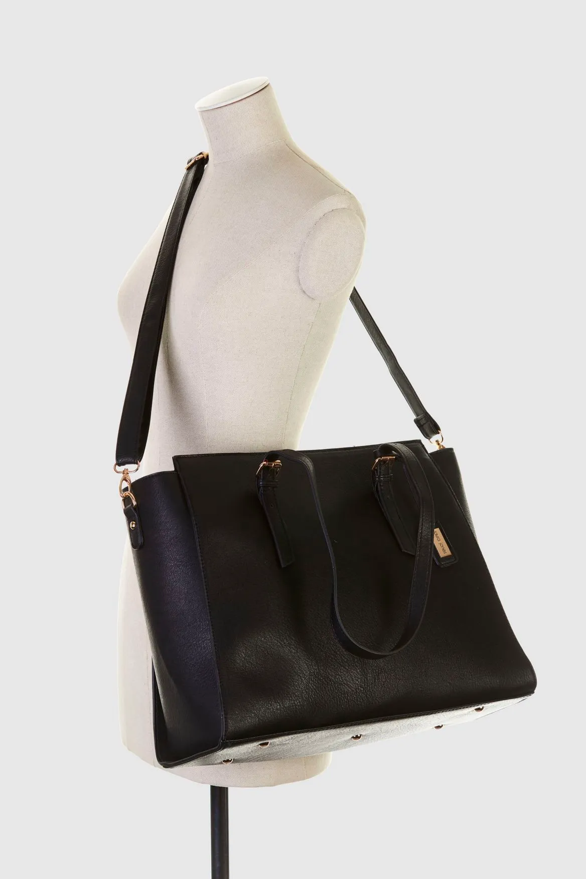 Buckle Laptop Work Tote Bag
