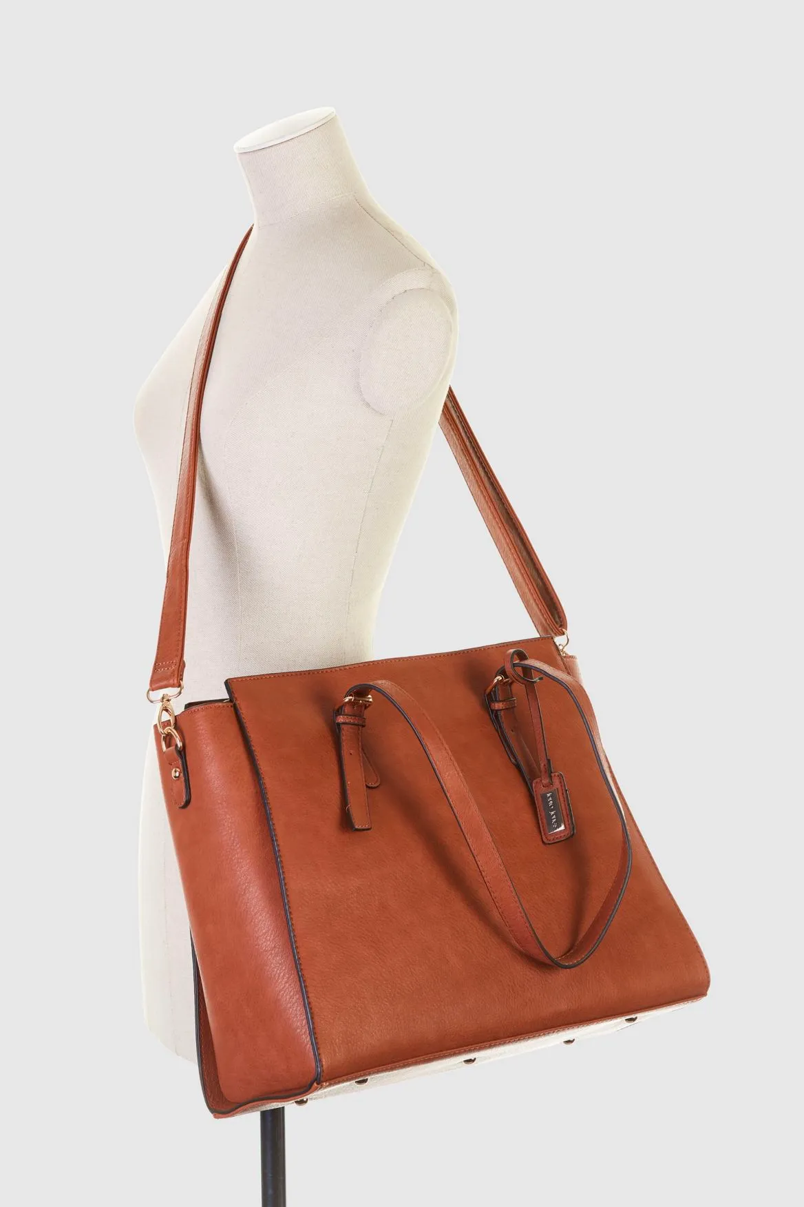 Buckle Laptop Work Tote Bag