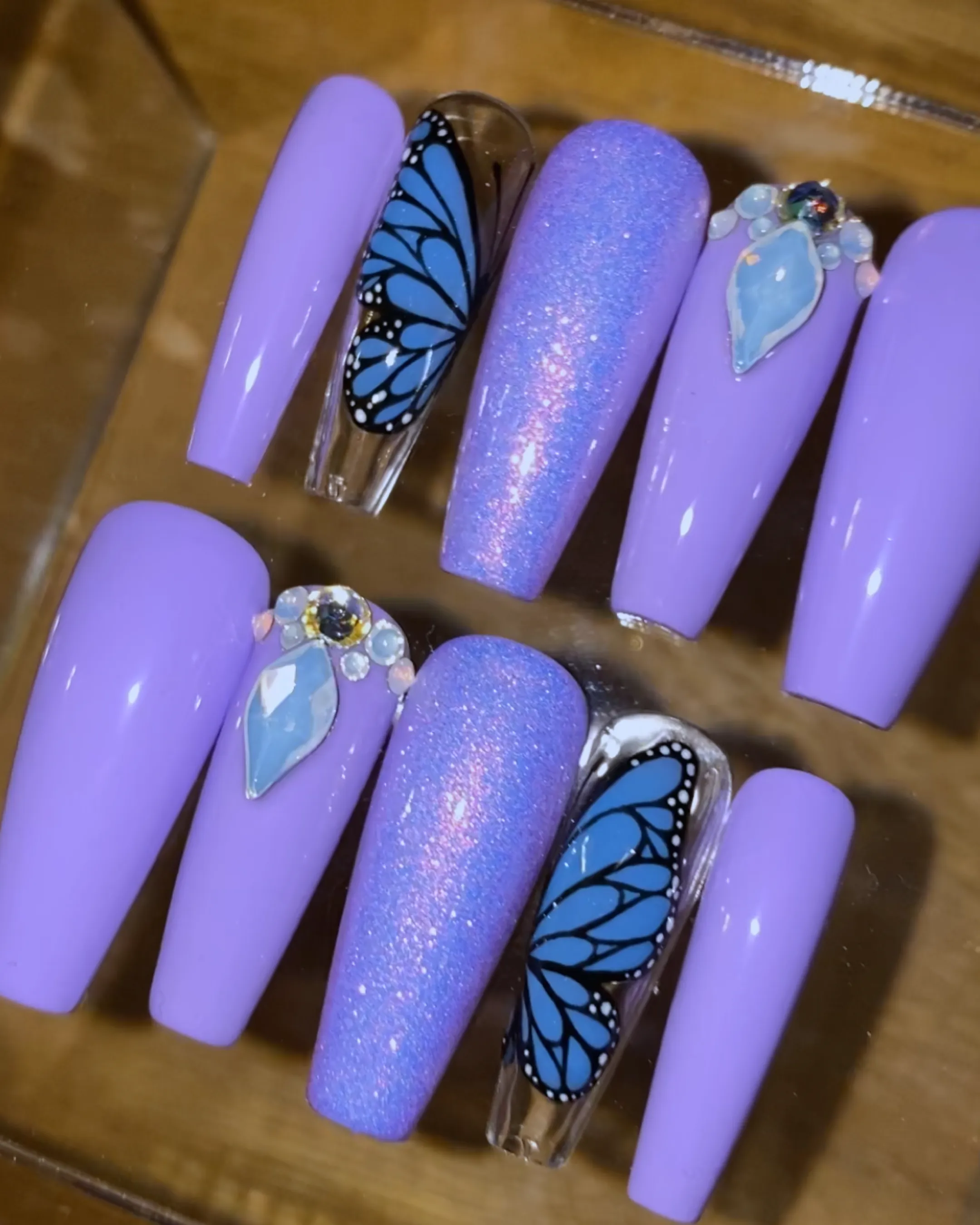 Custom Butterfly Press-Ons