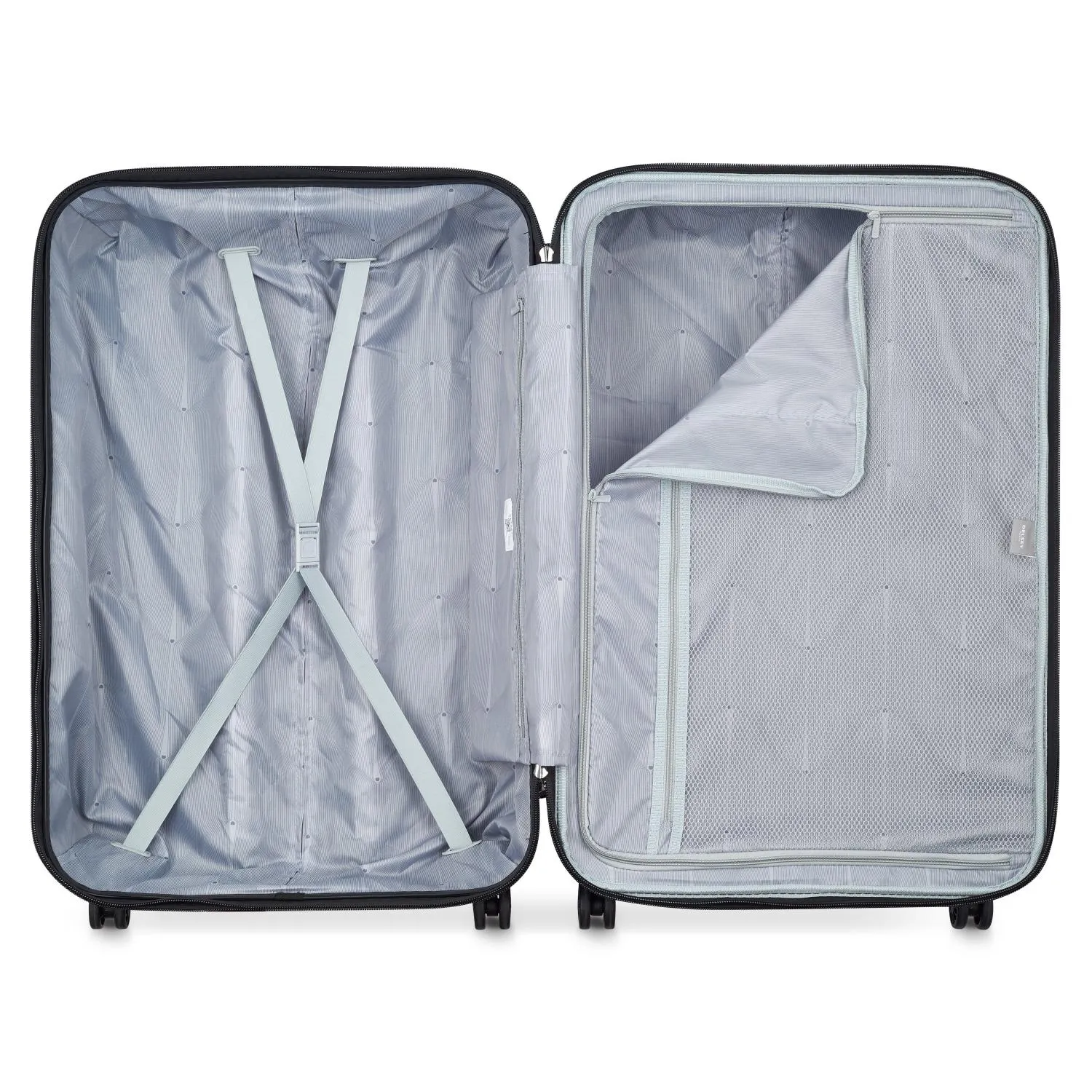 Delsey Depart Hard 3 Piece Set Expandable Luggage Trolley 61 71 81cm