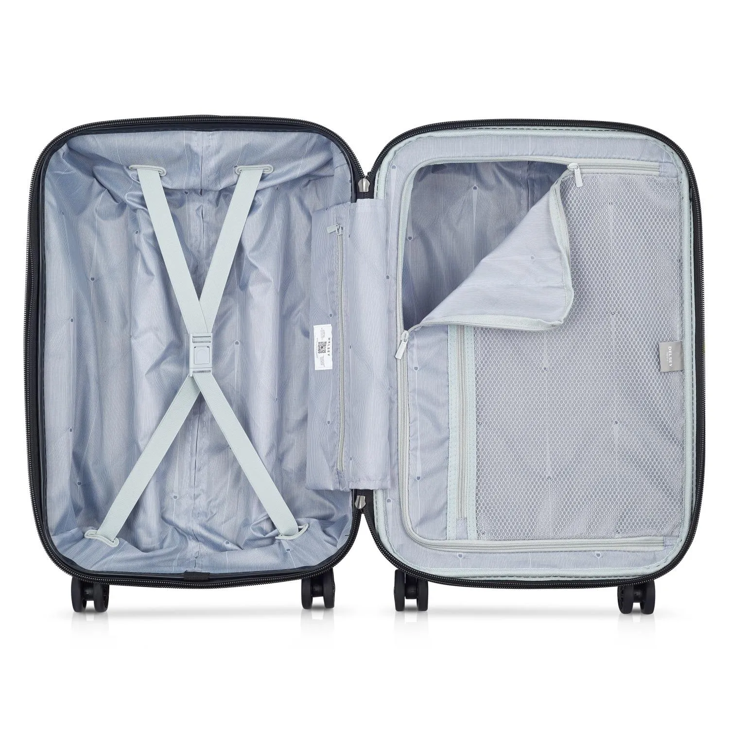 Delsey Depart Hard 3 Piece Set Expandable Luggage Trolley 61 71 81cm