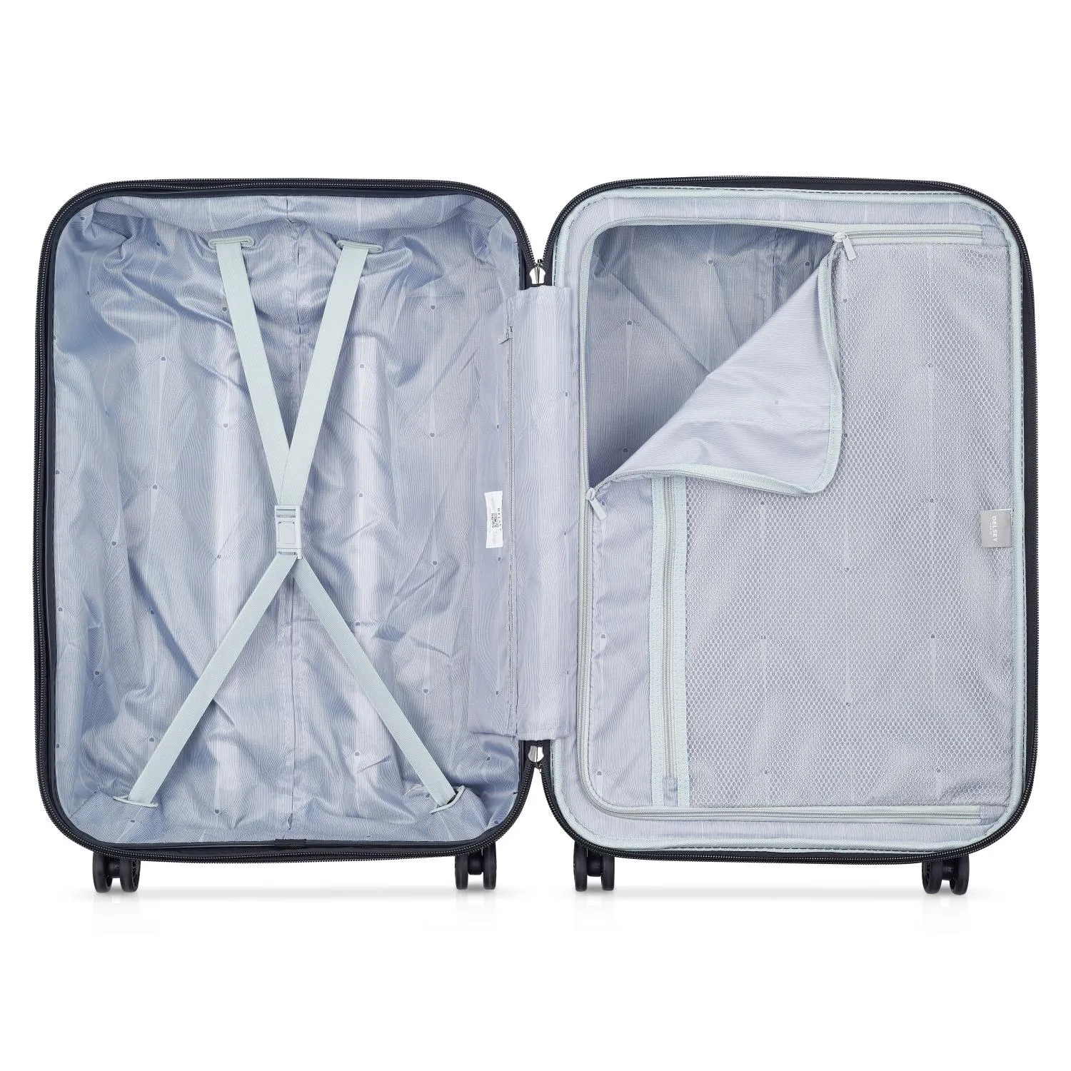 Delsey Depart Hard 3 Piece Set Expandable Luggage Trolley 61 71 81cm