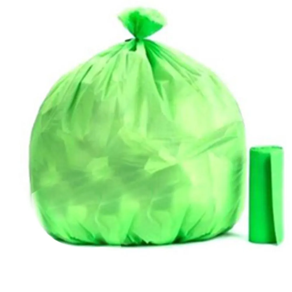 Eco-Friendly Biodegradable Trash Bags (24x32, Green)