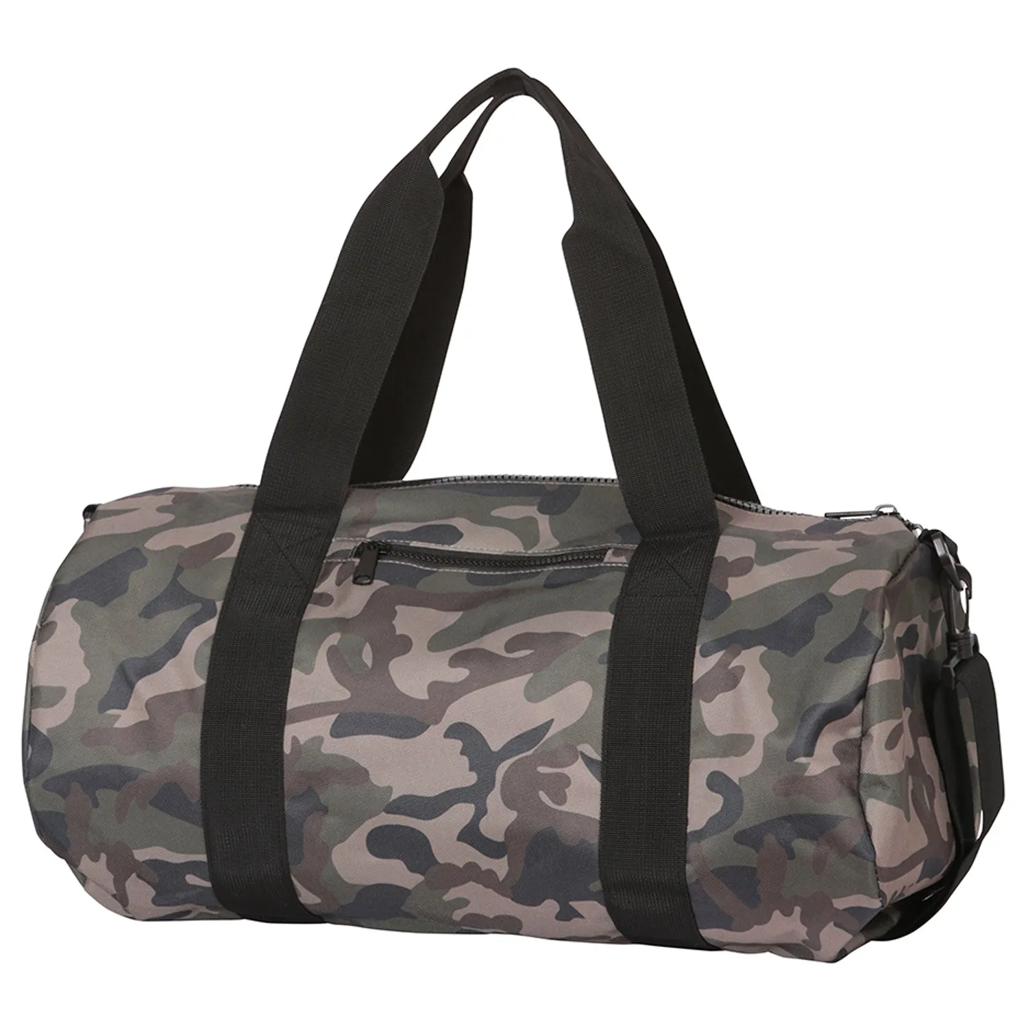 Embroidered Camo Duffle Bag