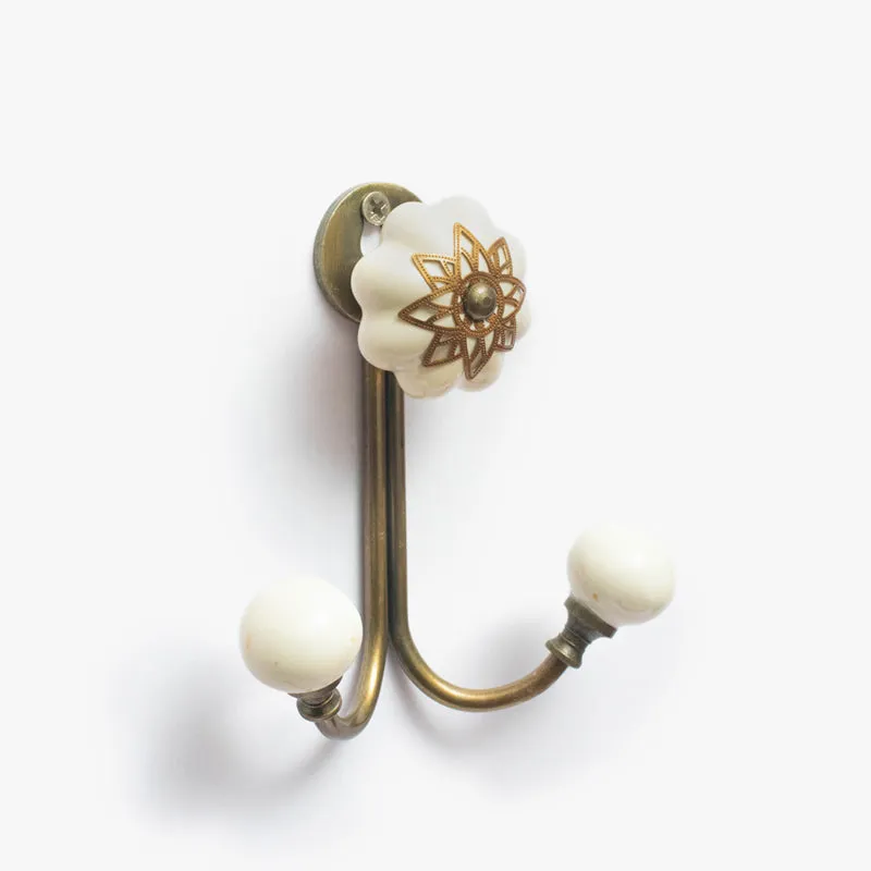 Etno Floral Filigree Wall Hook