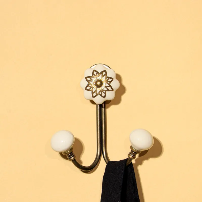 Etno Floral Filigree Wall Hook