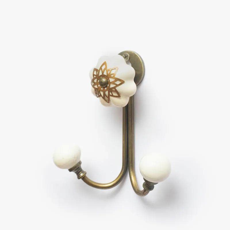 Etno Floral Filigree Wall Hook