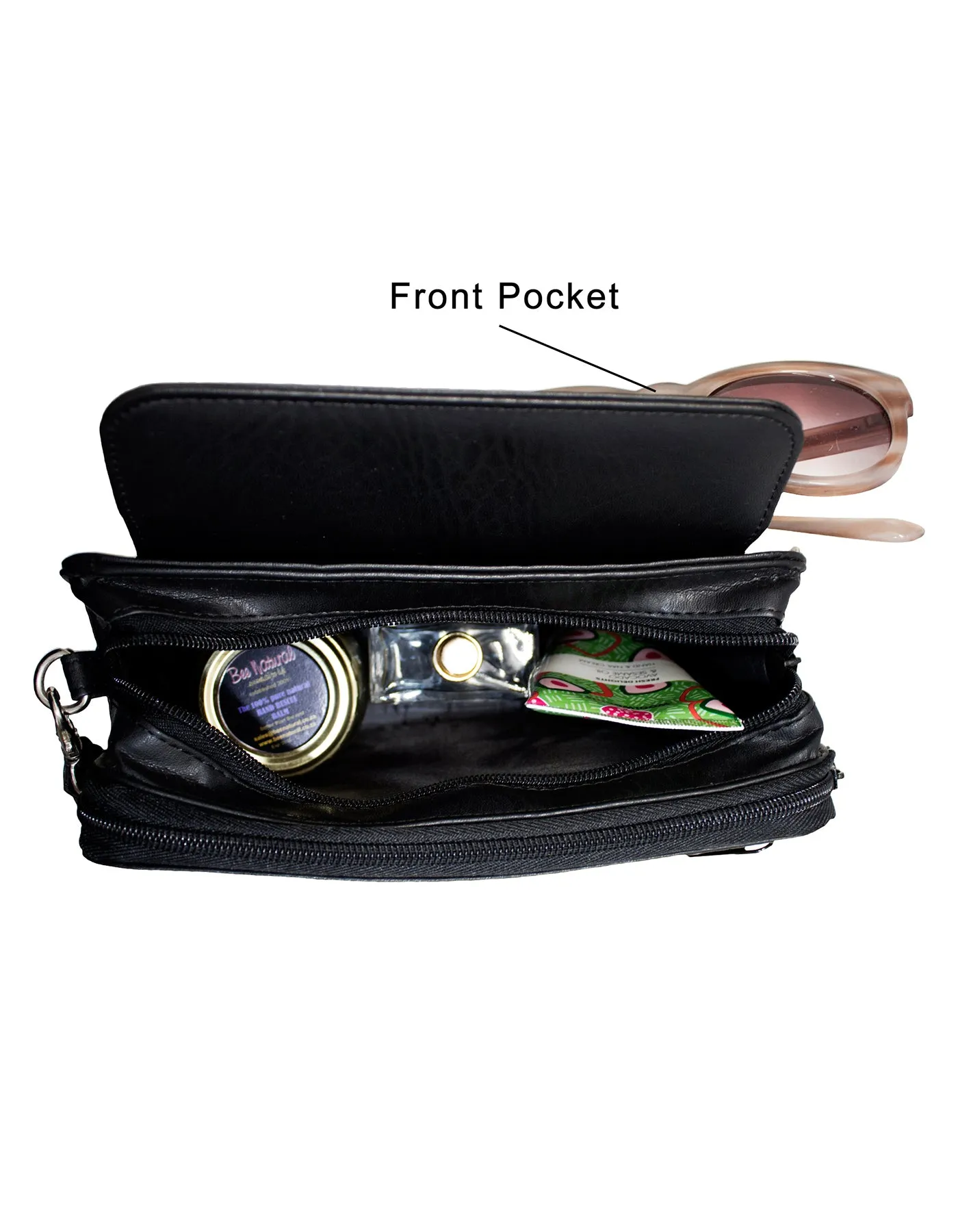 Fino SK-P401 Faux Leather Unisex Multi Purpose Organizer Value Pack Bags - Set of 3