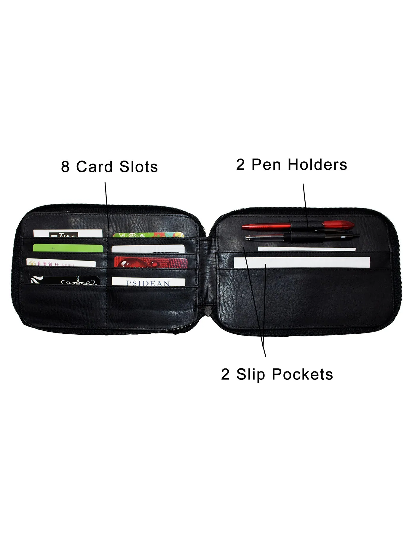 Fino SK-P401 Faux Leather Unisex Multi Purpose Organizer Value Pack Bags - Set of 3