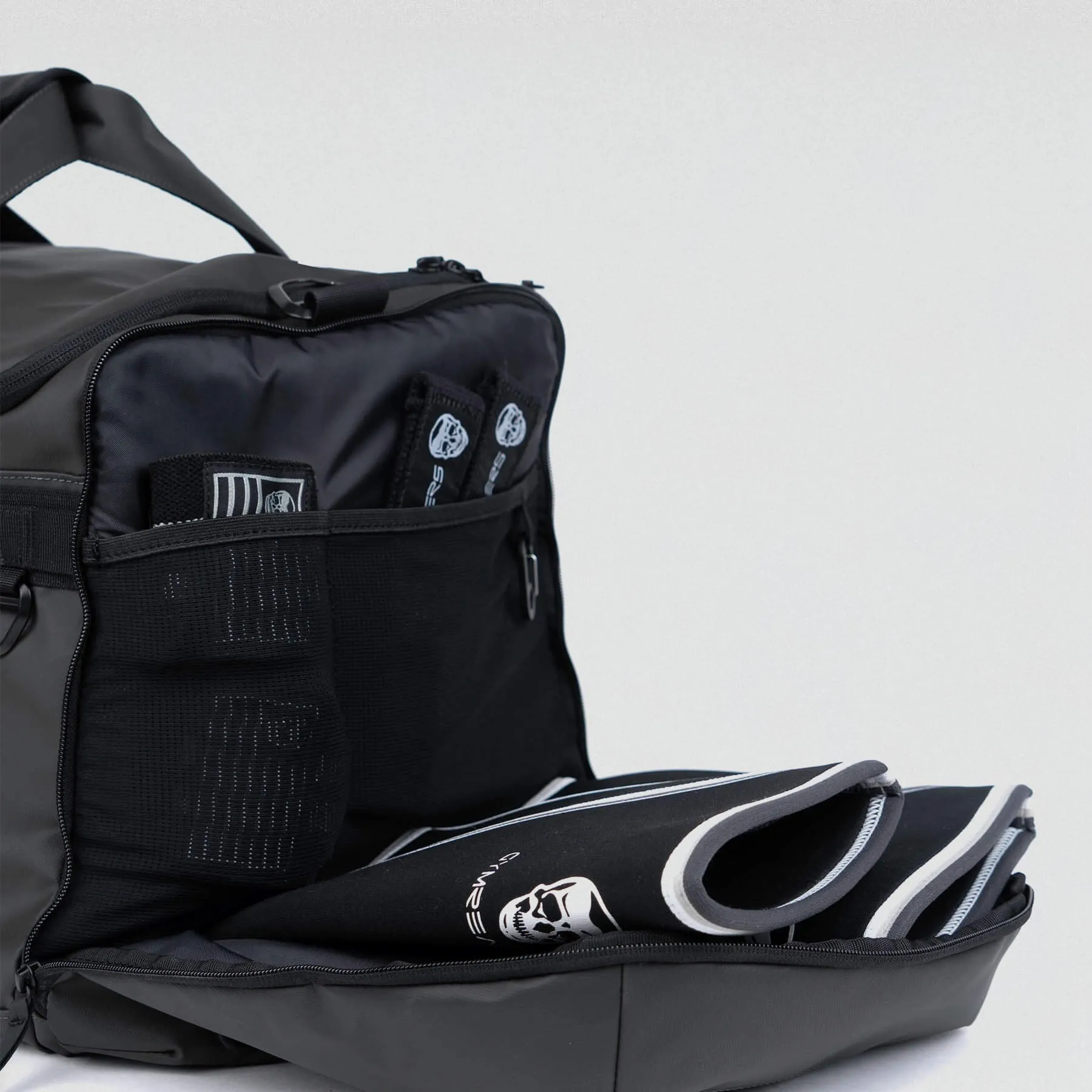 Gravestone Duffle & 10mm Lever Belt Combo - Gunmetal/Gray