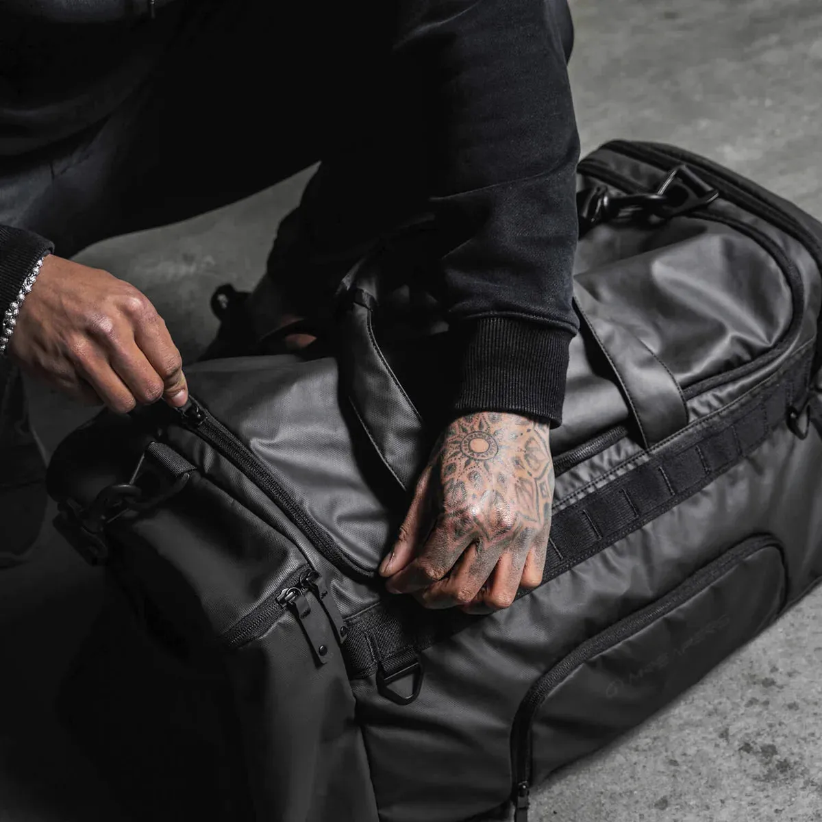 Gravestone™ Duffle & 10mm Lever Belt Combo - Onyx/Black