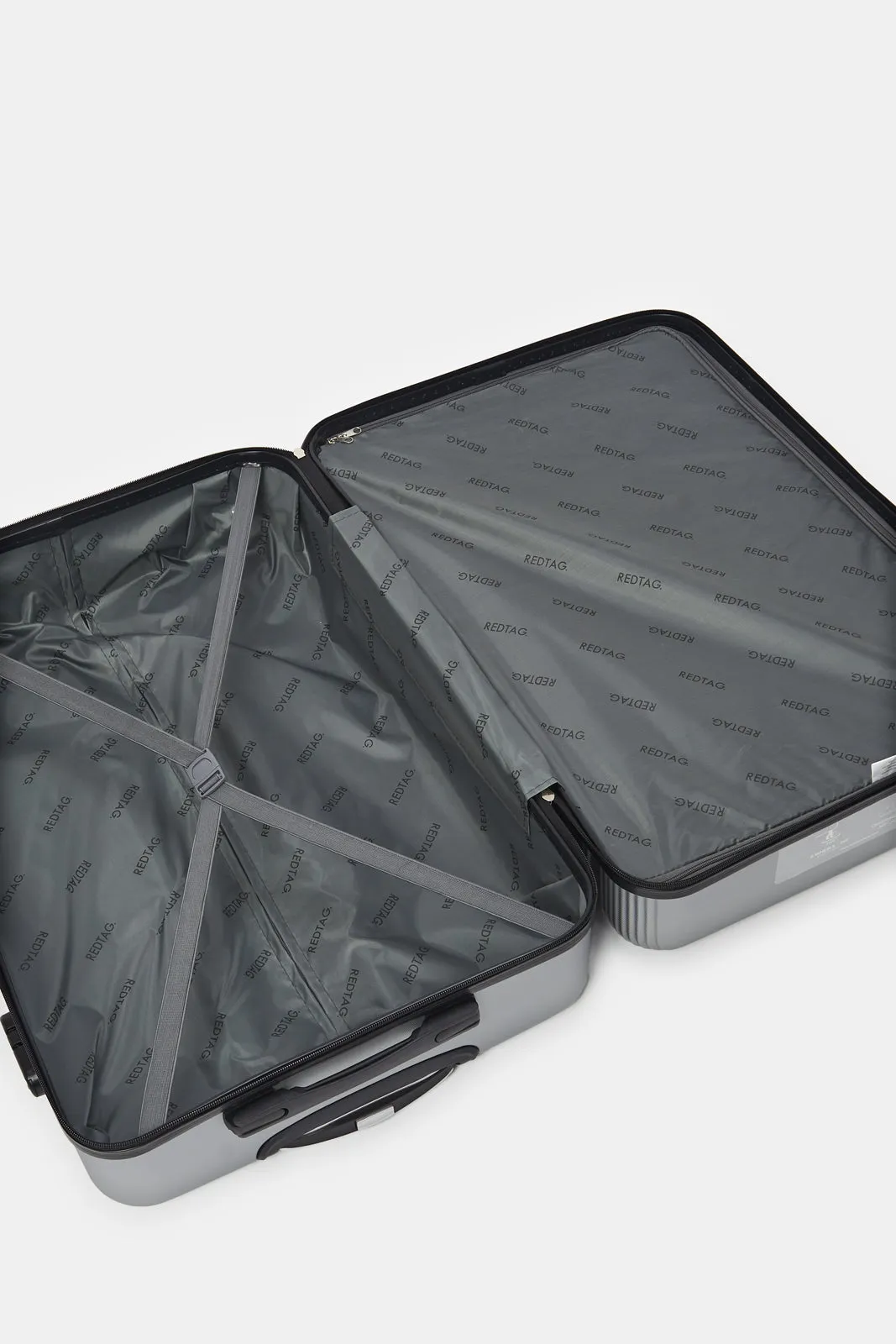 Grey Textures Abs Trolley Luggage (20 Inch)