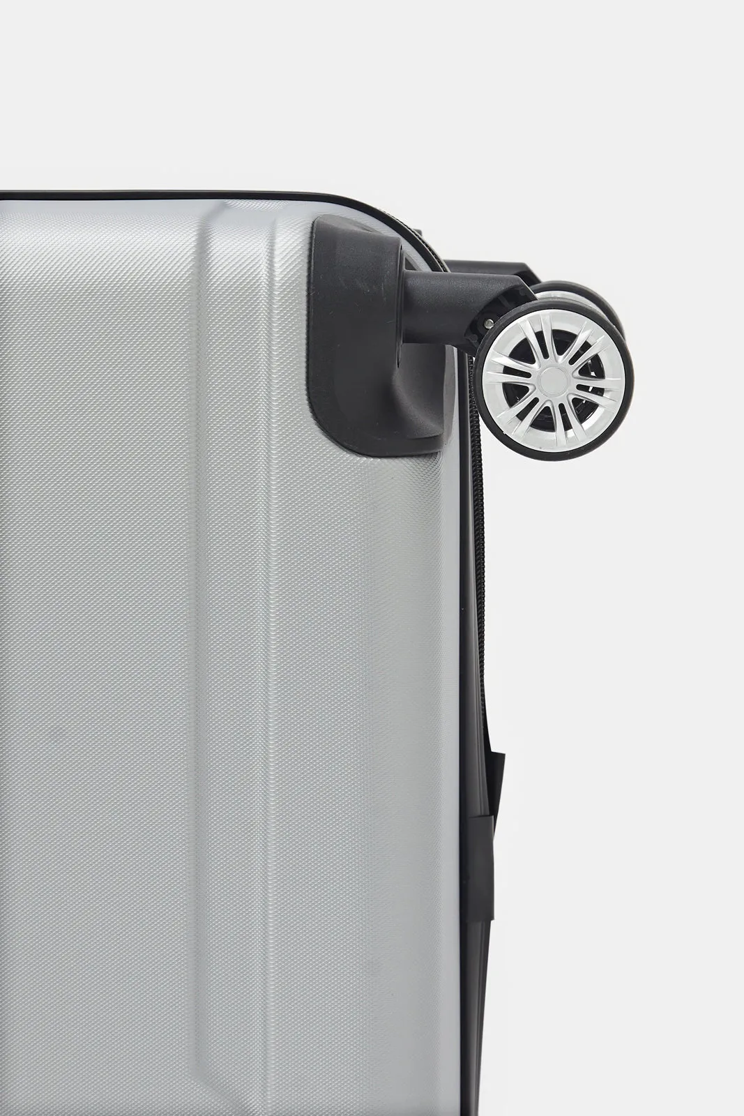 Grey Textures Abs Trolley Luggage (20 Inch)