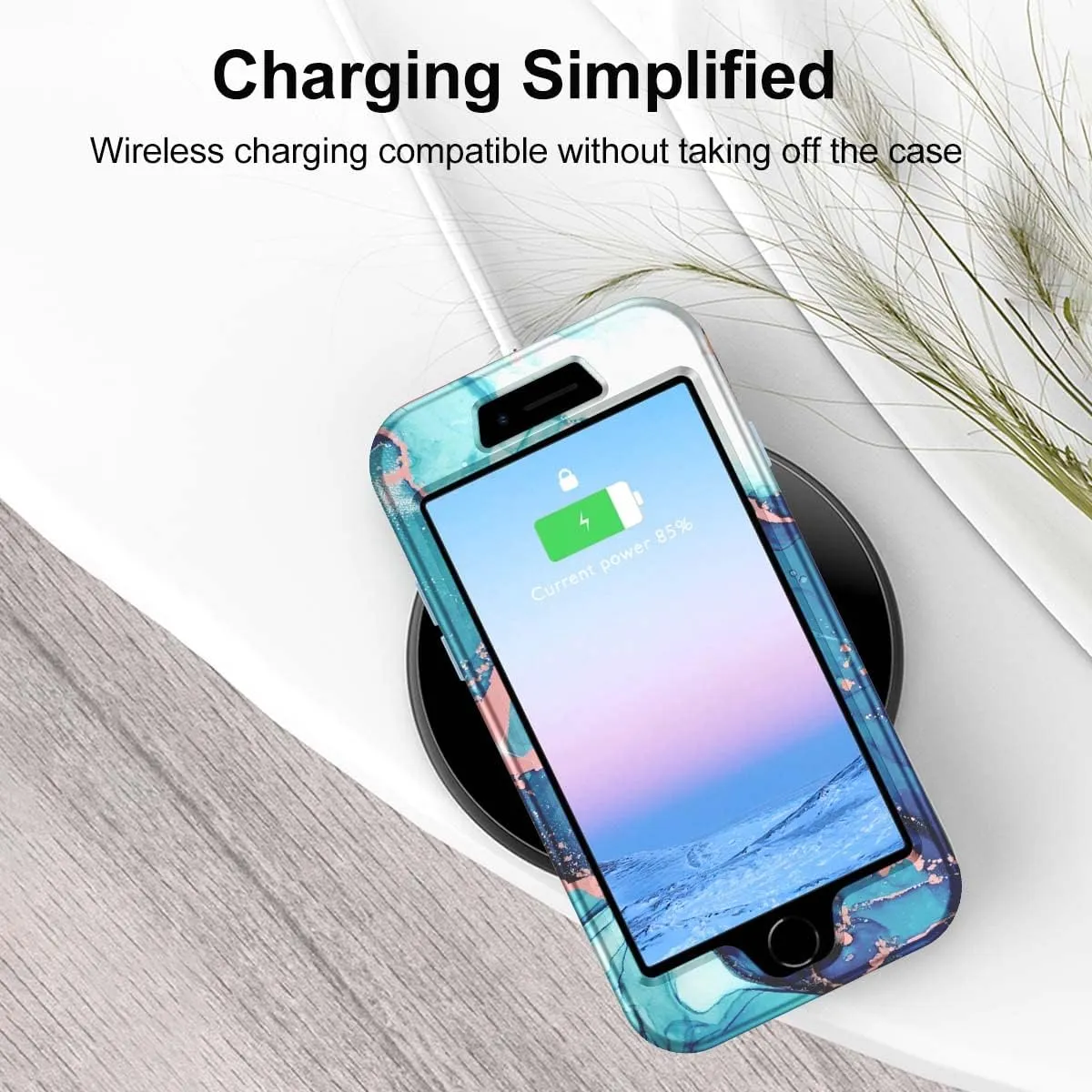 iPhone 16 Pro Case Heavy Duty Full Body Shockproof Protection 3 in 1 Hybrid Hard PC Soft Rubber Rugged Drop Protective Slim Women Phone Case