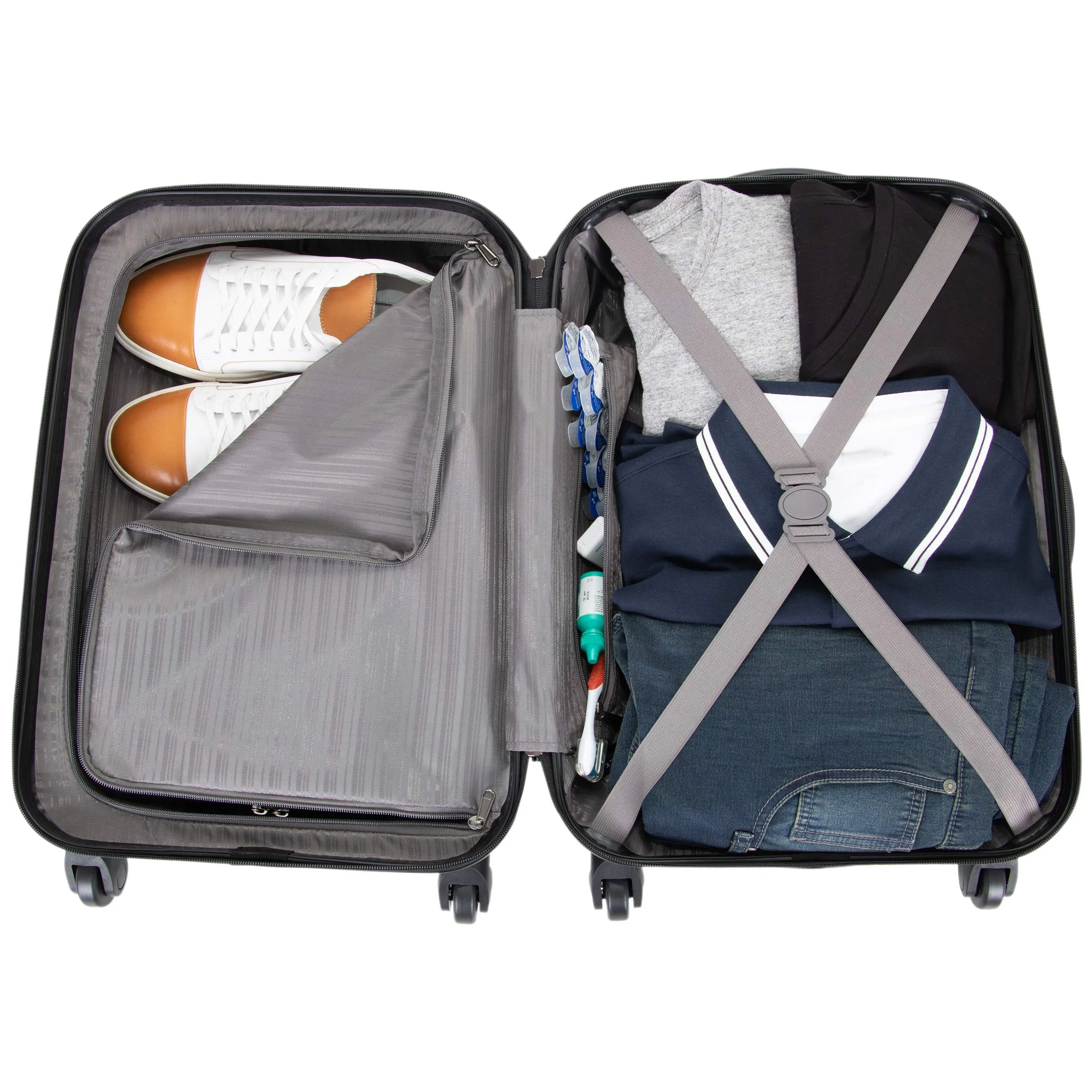 Kenneth Cole Reaction Out Of Bounds 20-Inch Carry-On Lightweight Durable Hardshell Luggage Copper