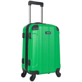 Kenneth Cole Reaction Out Of Bounds 20-Inch Carry-On Lightweight Durable Hardshell Luggage Green
