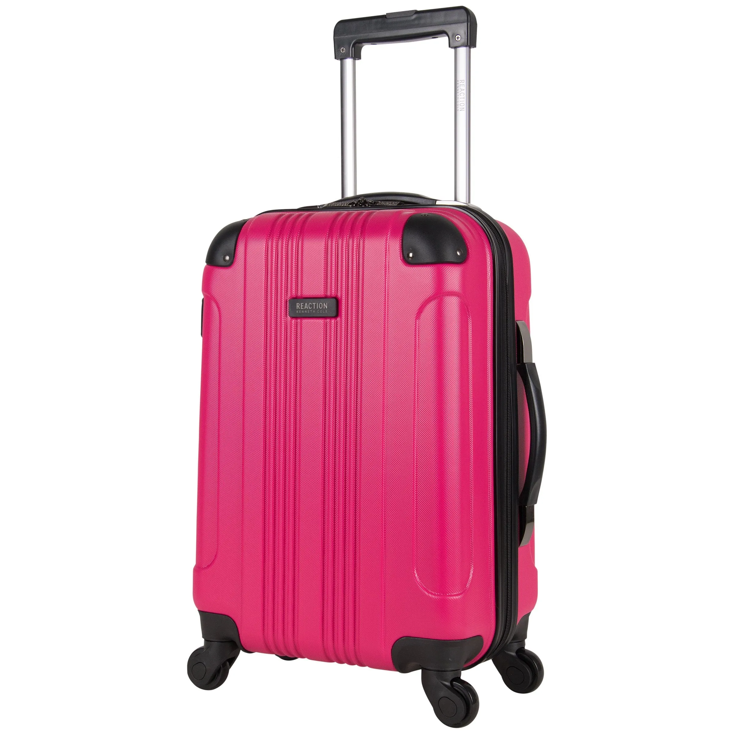 Kenneth Cole Reaction Out Of Bounds 20-Inch Carry-On Lightweight Durable Hardshell Luggage Pink