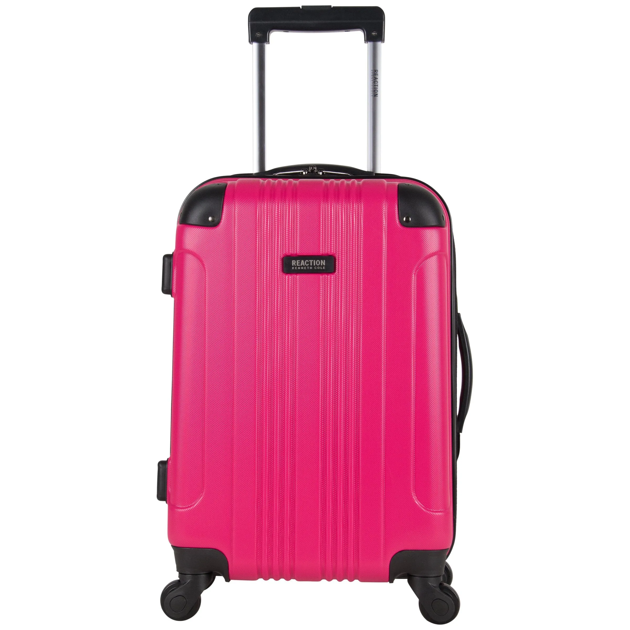 Kenneth Cole Reaction Out Of Bounds 20-Inch Carry-On Lightweight Durable Hardshell Luggage Pink