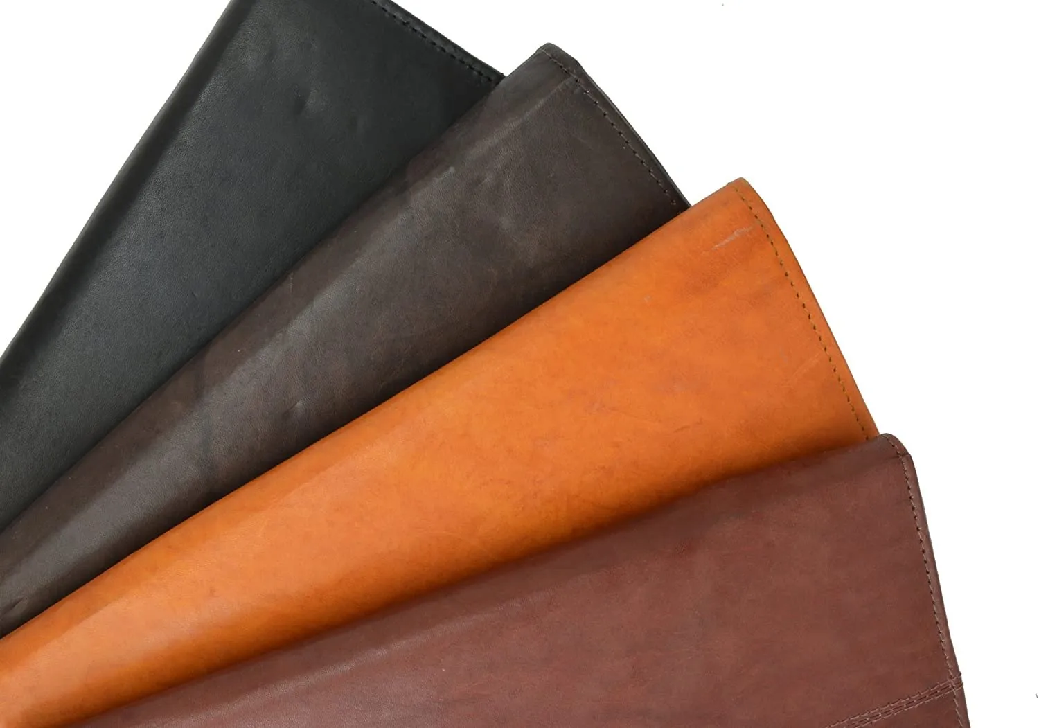 Leather Zipper Travel Credit Card Passport Wallet