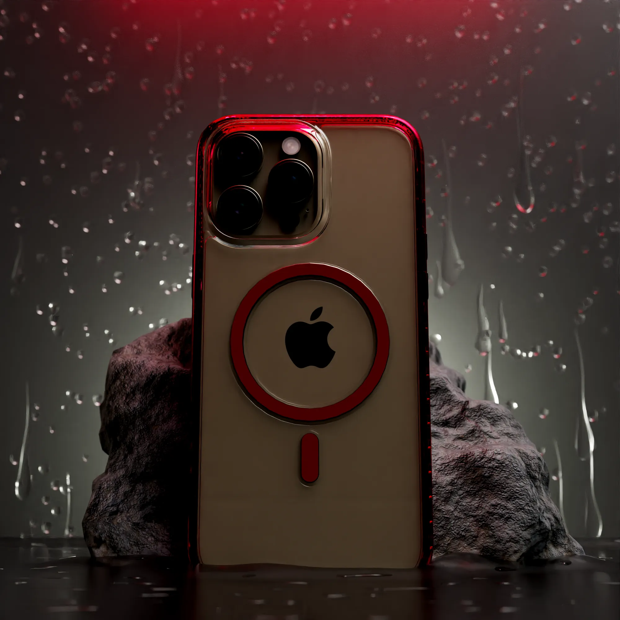 MagSafe® Case for Apple iPhone 15 Plus | Scarlet Red | Magnitude Series