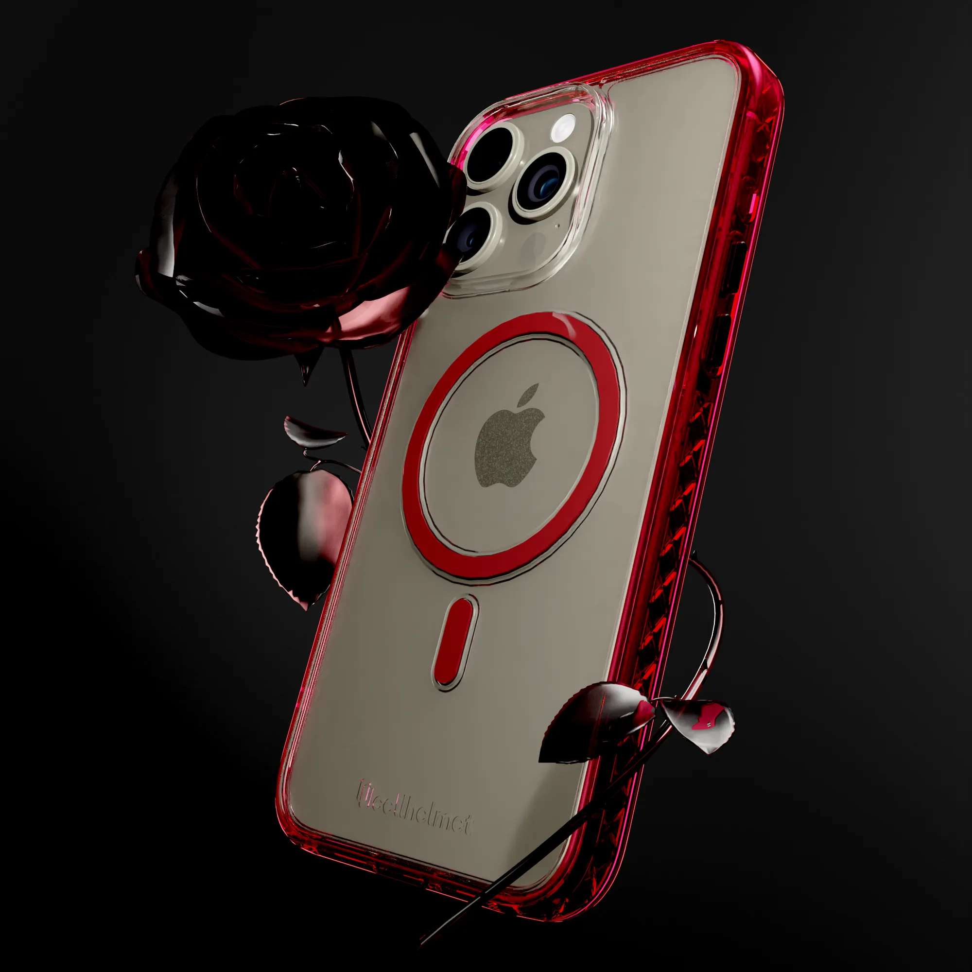 MagSafe® Case for Apple iPhone 15 Plus | Scarlet Red | Magnitude Series