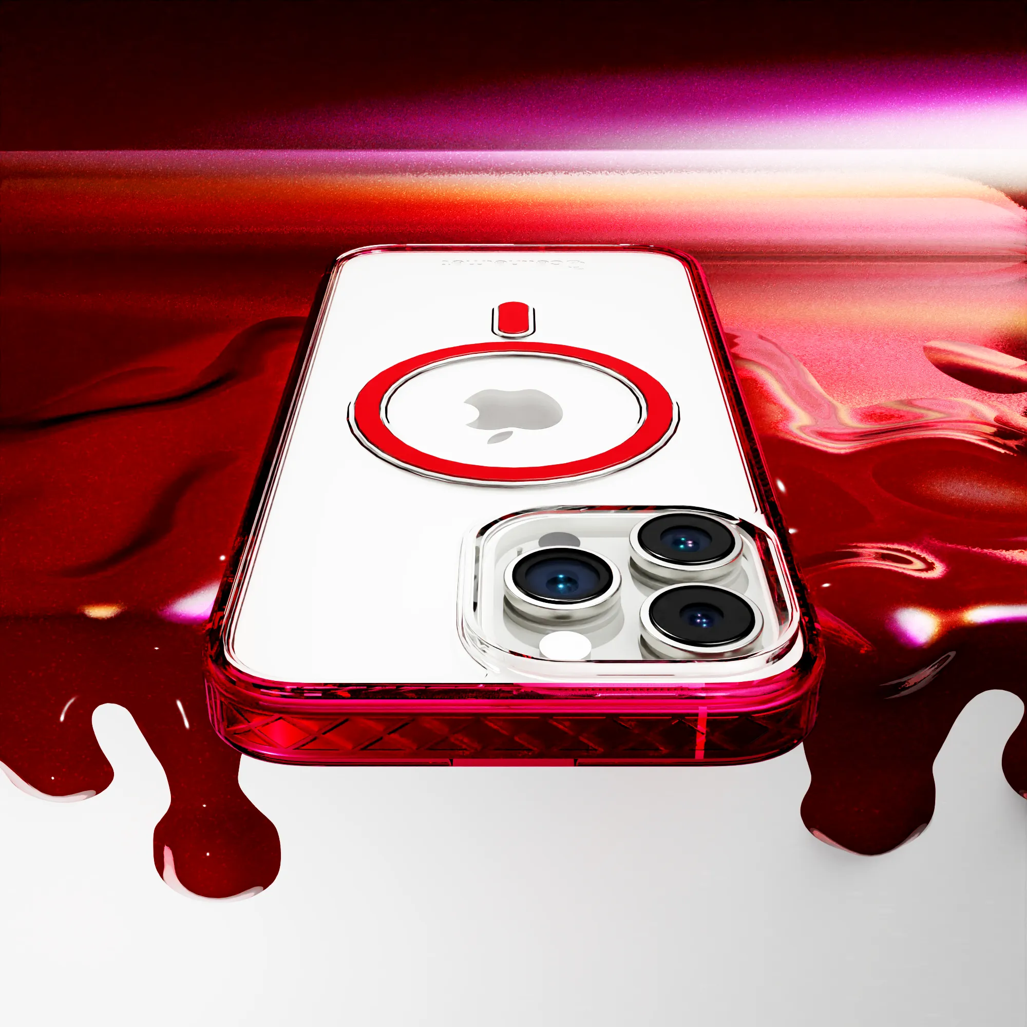 MagSafe® Case for Apple iPhone 15 Plus | Scarlet Red | Magnitude Series