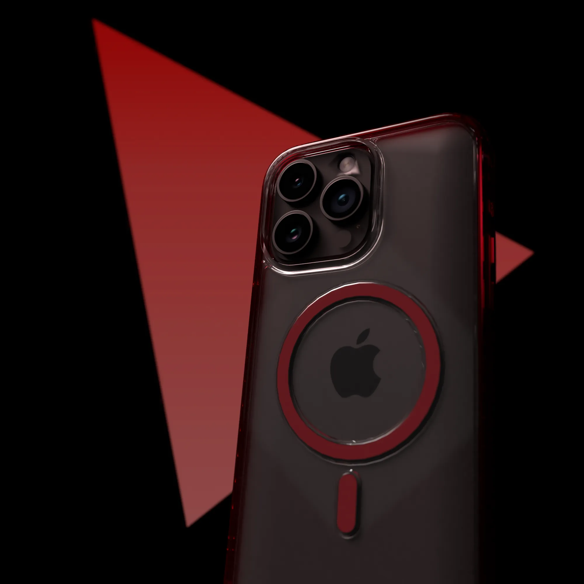 MagSafe® Case for Apple iPhone 15 Plus | Scarlet Red | Magnitude Series