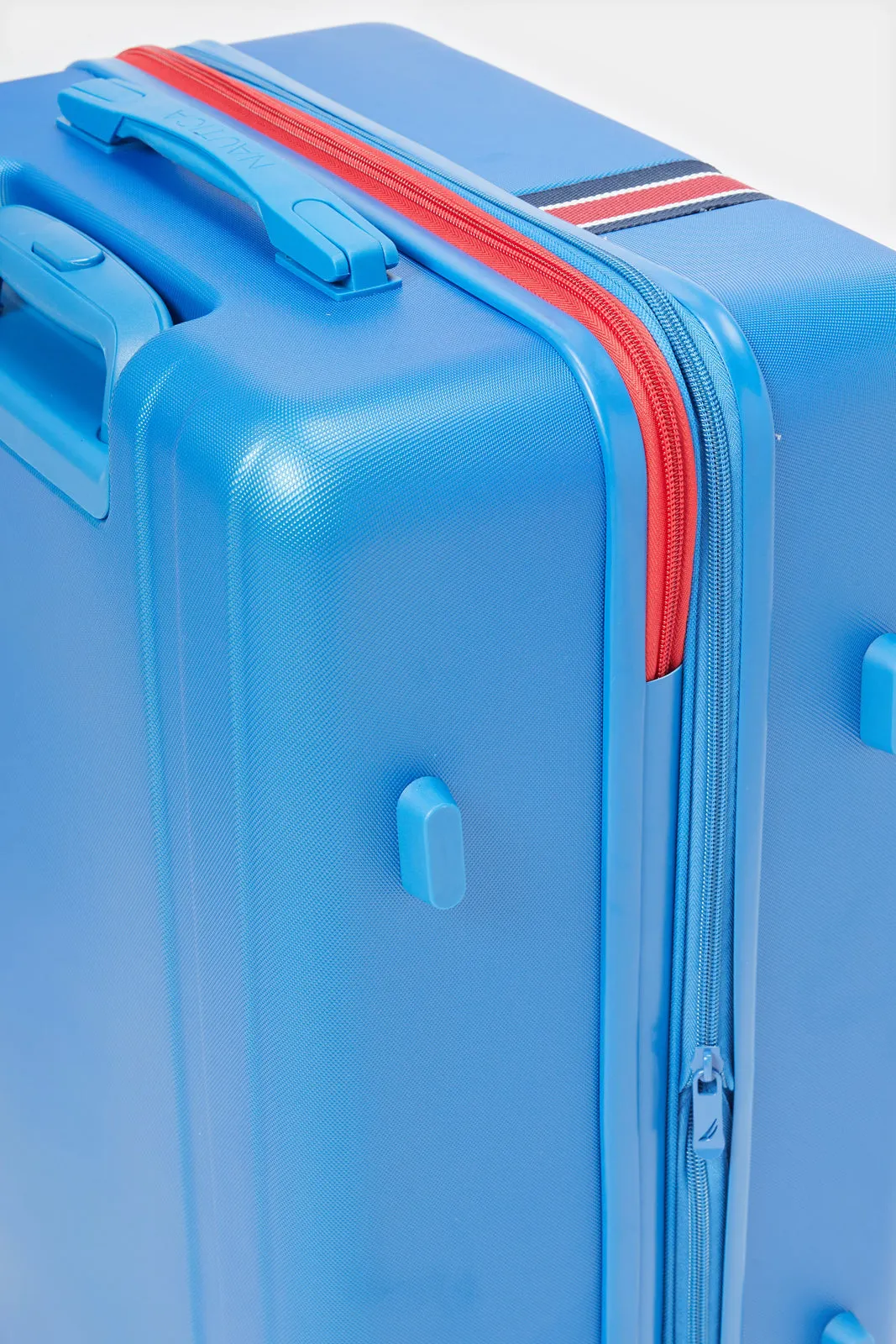 Nautica Blue Soft Trolley Luggage 24 Inch