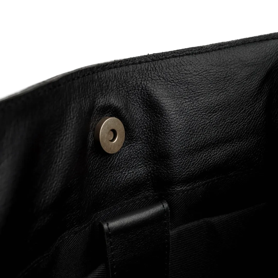 Nomad Vintage Leather Backpack- Black