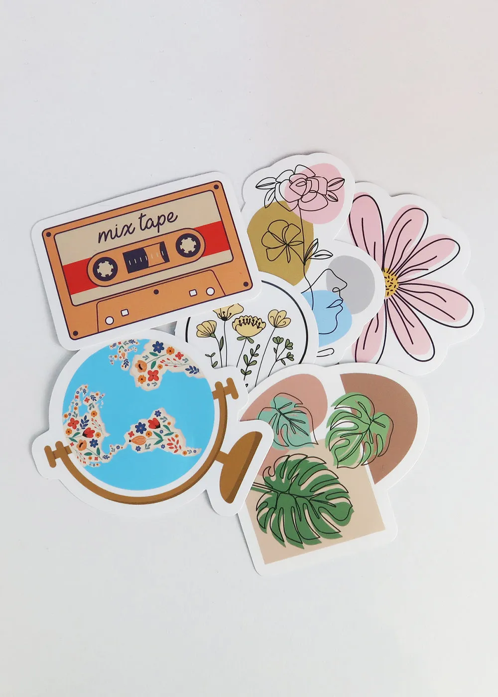 Official Key Items Sticker - Floral Face