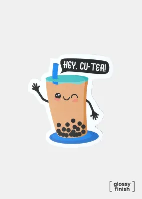 Official Key Items Sticker - Hey Cu-Tea