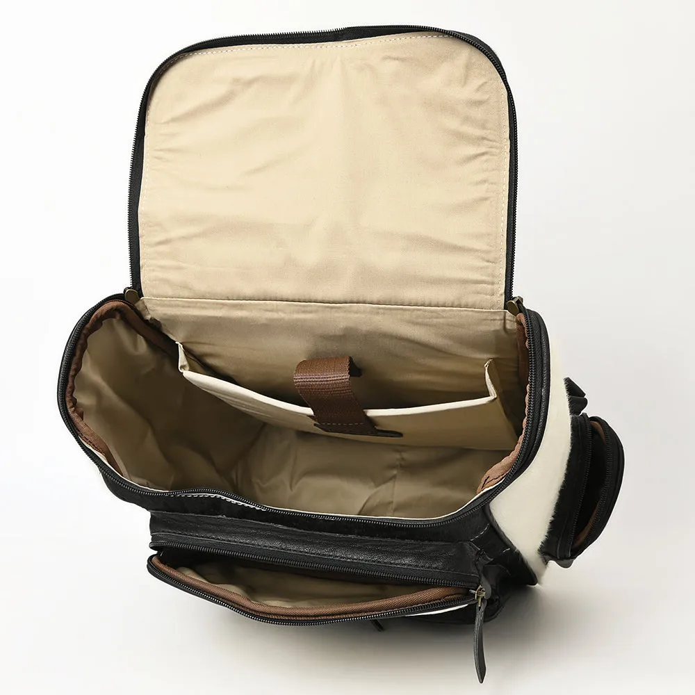 Ohlay Bags OHG182 American Western Luxury Man,Women Style Backpack Genuine Hair-On Leather Bag