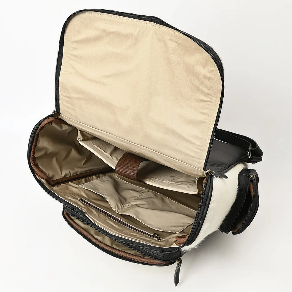 Ohlay Bags OHG182 American Western Luxury Man,Women Style Backpack Genuine Hair-On Leather Bag