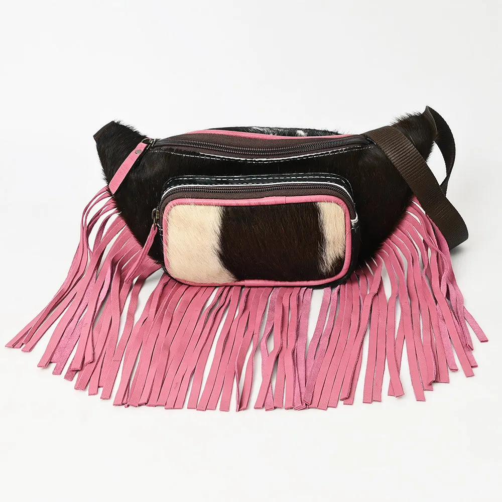 Ohlay Bags OHG186B FANNY PACK Hair-on Genuine Leather women bag western handbag purse