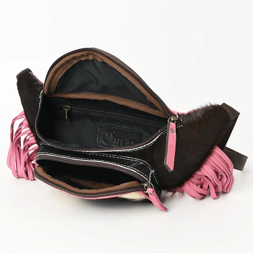 Ohlay Bags OHG186B FANNY PACK Hair-on Genuine Leather women bag western handbag purse