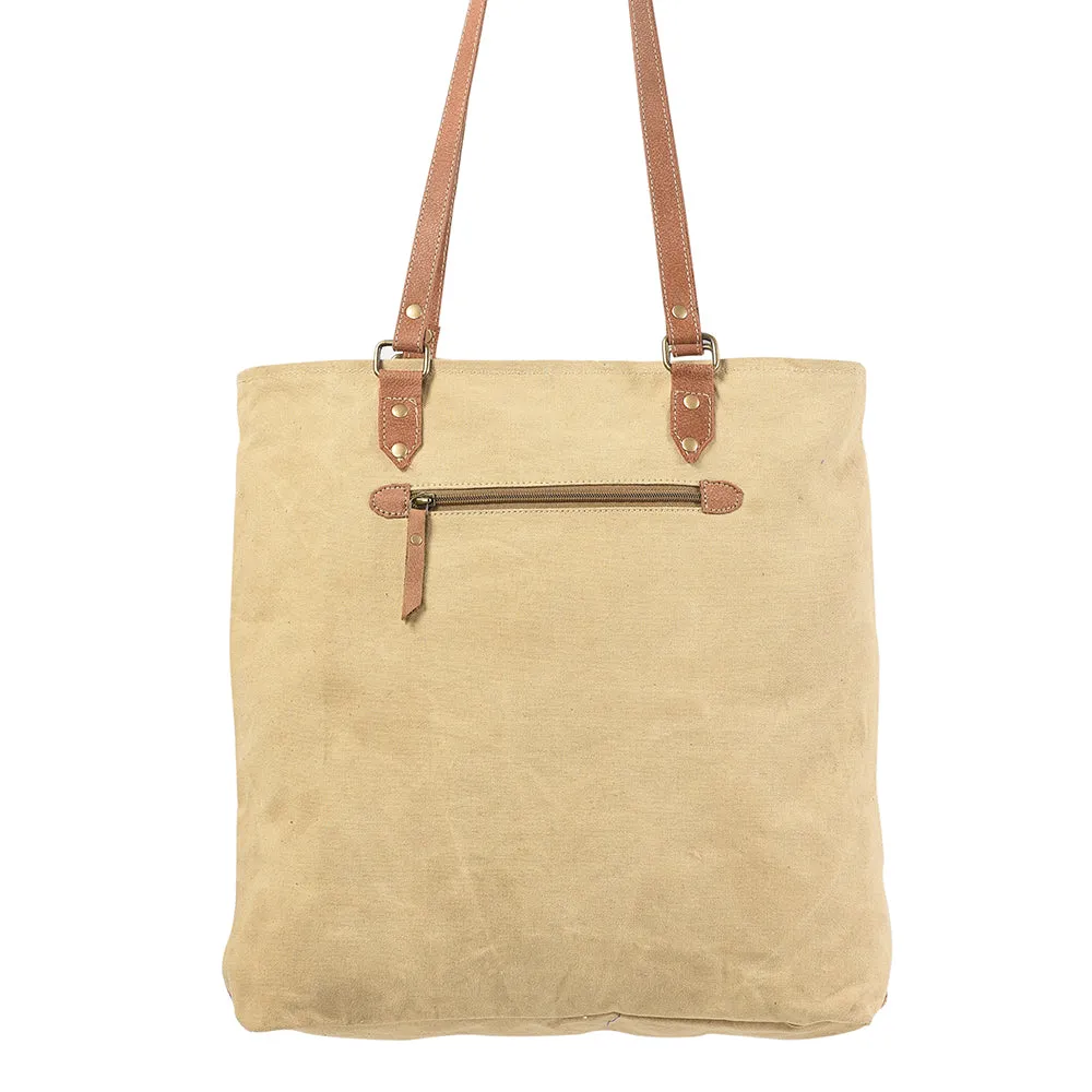 OHLAY KB213 TOTE Upcycled Wool Upcycled Canvas Genuine Leather women bag western handbag purse